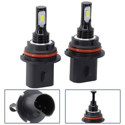 6000K Color Temperature for Super White Light 9007 HB5 CSP LED Headlight Bulbs - Image 1 of 4