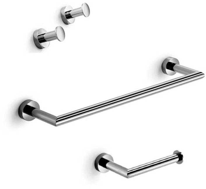 WS Bath Collections Baketo 5290 Baketo Accessory Set - Chrome - Image 1 of 1