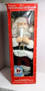 24" Santa Claus TELCO - Motion-ettes of Christmas 1990 24” FUNCIONA (defecto dedo) - Imagen 1 de 20