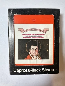 Beethoven Fifth Symphony Leonard Bernstein NewYork Philharmonic 8 Track - Picture 1 of 1