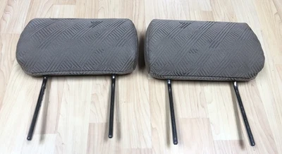 1996-2002 Toyota 4Runner Rear Headrests Cloth OEM Tan Oak 2nd Row - Image 1 of 4