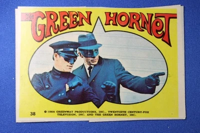 1966 Topps Green Hornet Sticker - #27 "Green Hornet & Kato" - Ex Condition - Image 1 of 4