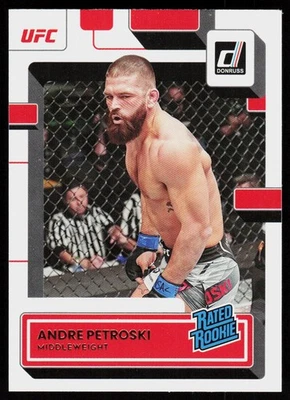 2023 Donruss UFC Andre Petroski #201 MMA CARD Rookie RC - Image 1 of 2
