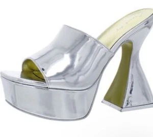 NUOVO Circus NY by Sam Edelman donna Avery tacco sandalo scarpe plateau argento 10 - Foto 1 di 8