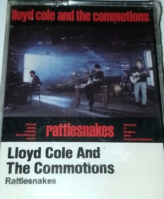 LLOYD COLE AND THE COMMOTIONS EALED RATTLESNAKES TAPE CASSETTE 1985 INDIE ROCK - Image 1 of 4