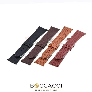 DILOY Cinturini per Orologi in Pelle Stampa Lucertola 14 16 18 20 22 MM (NUOVO)