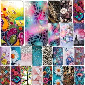 For Samsung A56 A36 A16 A35 A55 Patterned Luxury Leather Wallet Case Stand Cover - Picture 1 of 137