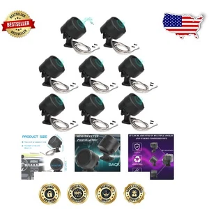 8-Pc 500W Car Tweeter Speakers - 360° Surround Sound Easy Install - Picture 1 of 9