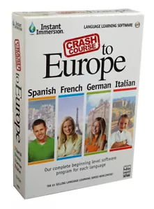 European Travel for Beginners -  Language Learning Software for Spanish French - Picture 1 of 3