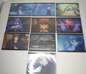 Fate Stay Night Heaven's Feel Metallic Postcard Set Authentic Japan - Picture 1 of 2