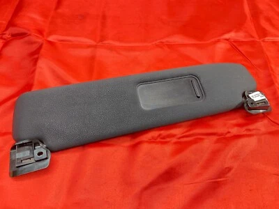 03-08 BMW E85 E86 Z4 lado izquierdo del conductor superior parasol parasol cuero negro OEM✅ Foto 1 de 4