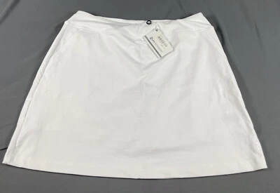 Pantalón corto de golf FootJoy para mujer Perfomance XL blanco poliéster nuevo con etiquetas precio de venta sugerido por el fabricante 88 USD Foto 1 de 4