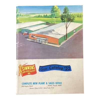 Simmons 1966 Gun Catalog, Olathe, Kansas Original Catalog - Image 1 of 4