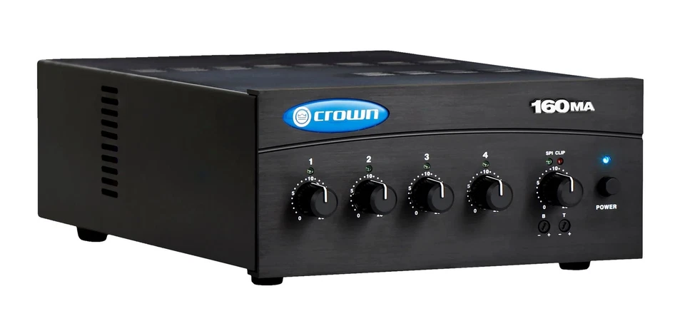 Crown 160MA Four-input, 60-Watt Mixer/Amplifier - Image 1 of 1