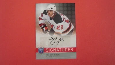 2008 09 UPPER DECK BE A PLAYER S-JO Johnny Oduya Autograph New Jersey Devils - Image 1 of 4