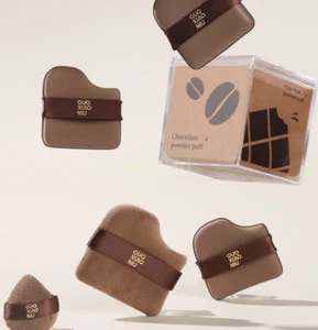 Chocolate Brown Wet and Dry Dual-use Liquid foundation / Air cushion Powder Puff - Picture 1 of 9