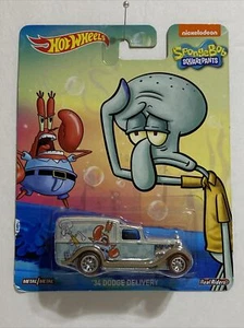 2014 HOT WHEELS nickelodeon SPONGEBOB SQUAREPANTS SQUIDWARD 34 DODGE DELIVERY - Picture 1 of 8