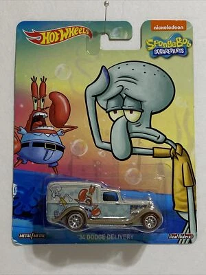 2014 HOT WHEELS nickelodeon SPONGEBOB SQUAREPANTS SQUIDWARD 34 DODGE DELIVERY - Image 1 of 4