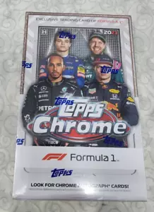 2021 Topps Chrome Formula 1 Racing Factory Sealed Hobby Box (18 Packs) - Picture 1 of 2