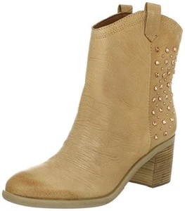 $149 Boutique 9 Conspire Women Leather Tan Ankle Boots US 9 M - New in Box - Picture 1 of 1