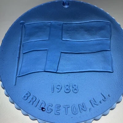 Bandera de Suecia Suecos en América Atrapasol Granja Sueca Bridgeton NJ Decoración Foto 1 de 4