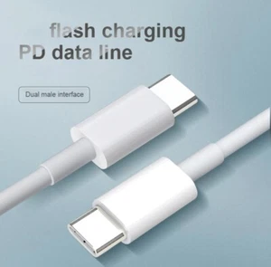IPhone and Samsung USB-C Cable Fast Charger Type C Charging, Data (3ft) - Picture 1 of 3