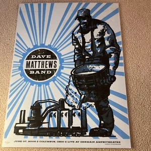 Dave Matthews Band Columbus Ohio 2006 Poster # 29/250 auf Schaumstoffplatte - Bild 1 von 17