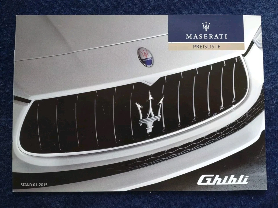 MASERATI Ghibli III M157 Diesel S S Q4 Preisliste 1.2015 Foto 1 de 1