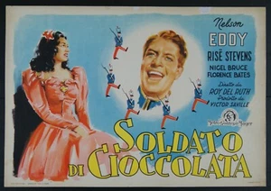 Foto Umschlag Film SCHOKOLADENSOLDAT Nelson Eddy Rise Stevens 1949 - Bild 1 von 1