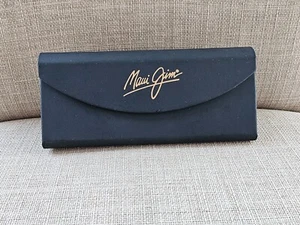 Maui Jim Eyewear Case Black Trifold Semi Hard Case for Glasses - Picture 1 of 10