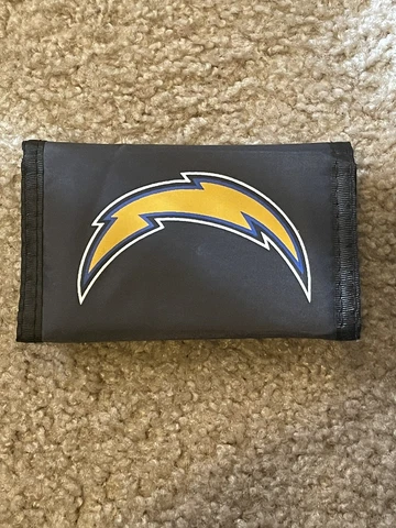 NFL Nylon Tri-Fold Wallet, San Diego Chargers, NEW Cover
