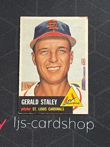 1953 Topps Gerald Staley DP #56 St. Louis Cardinals J1 - Picture 1 of 2