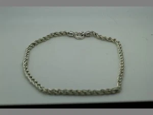 Collar de plata de ley 925 maciza con cierre de anillo de resorte 18" - MUY sustancial - Imagen 1 de 10