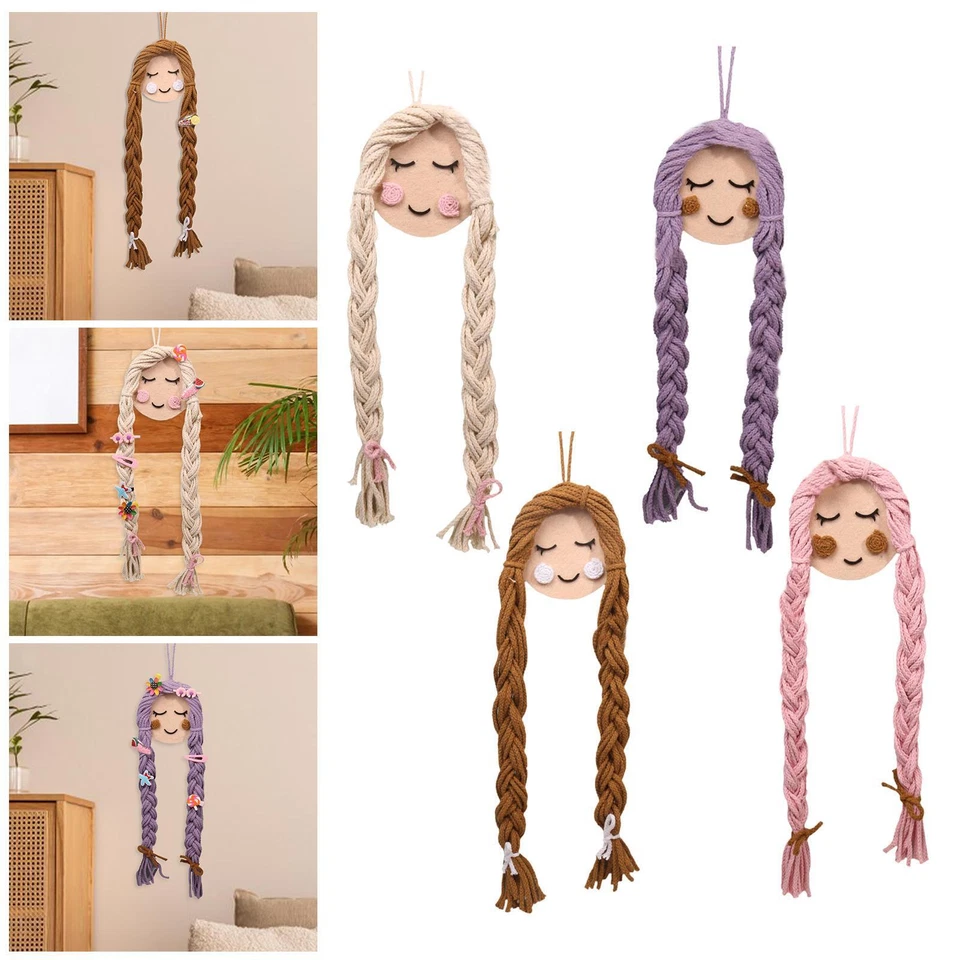Organizador de lazos para el cabello con soporte para diadema accesorios para el cabello almacenamiento para colgar en la pared decoración Foto 1 de 1
