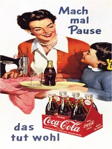Decor Poster.Wall room design.Home vintage interior art.German soda ad.12318 - Picture 1 of 1