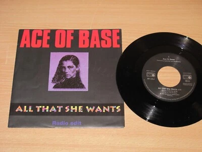 Ace of Base 7 " Single - All That She Wants / 1992 Eu Press IN Mint - Image 1 of 2