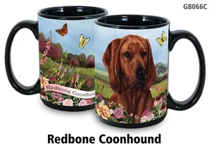 Garden Party Mug - Redbone Coonhound - Picture 1 of 1