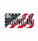 Plaque d'immatriculation officielle Hoonigan Ken Block étoiles et rayures - livraison gratuite au Royaume-Uni