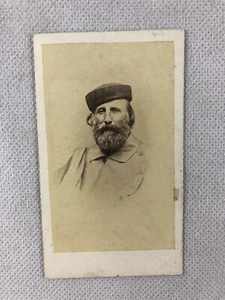 Giuseppe Garibaldi CDV, Generale Italiano, Rivoluzionario - Foto 1 di 4