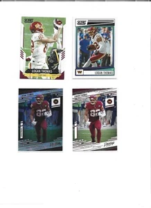LOGAN THOMAS LOT (4) 2021 PRESTIGE PARALLEL & BASE CARD, 2020 SCORE, 2021 SCORE - Picture 1 of 1
