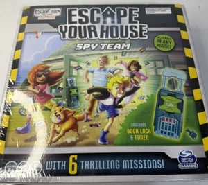 ESCAPE ROOM Spy Team Fun Strategy Family Edition BOARD GAME Escape Your House - Picture 1 of 3