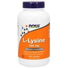 NOW Foods L-Lysine, 500 mg, 250 Capsules - Collagen Synthesis & Immune Function