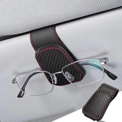 Car Glasses Holder Sun Visor Sunglasses Clip Magnetic Eyeglass Card Ticket Clip - Image 1 of 4