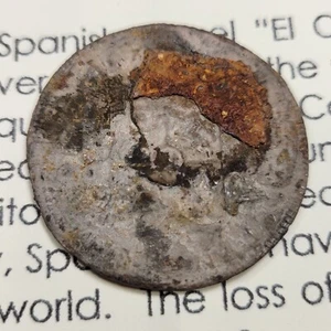 1783 EL CAZADOR SHIPWRECK Encrusted 8 Reales Mexico As Found! With COA *J842 - Picture 1 of 4