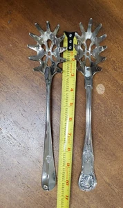 Kings Silverplate FB Rogers 11” Pasta Spaghetti Server Made in Italy + add'l one - Picture 1 of 7