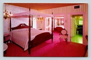 Madonna Inn San Luis Obispo Kalifornien viktorianische Gärten Zimmer Postkarte - Bild 1 von 2