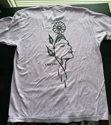 Camisa Empyre Para Hombres Floral Renacimiento Claro/Pastel Púrpura Violeta Talla Grande Foto 1 de 4