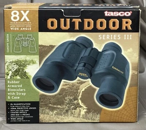 Tasco Outdoor Series III Binoculars 8 X Magnification 40mm Objective Lenses Case - Picture 1 of 16
