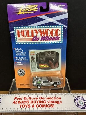 Figura DeLorean Regreso al Futuro Sobre Ruedas HOLLYWOOD Máquina del Tiempo Foto 1 de 4