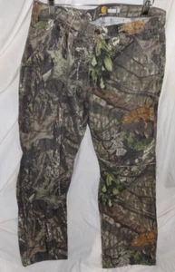 Vintage Carhartt 102288 340 Mossy Oak Camo Pant Size 34x30 - Picture 1 of 6